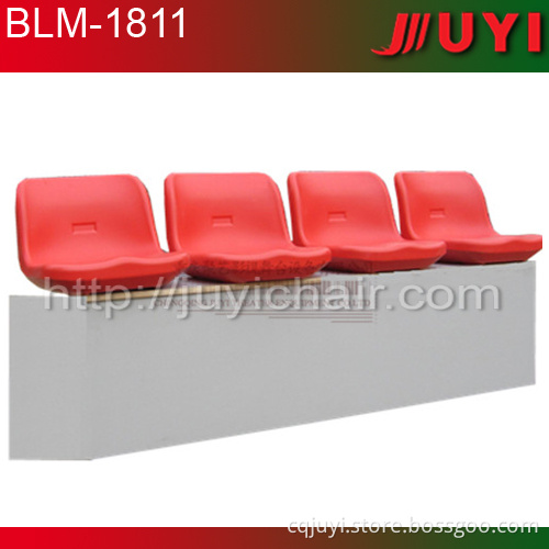BLM-1811 Salin stadium chair sports seating gym seating plastic seat fixed seating with middle backrest